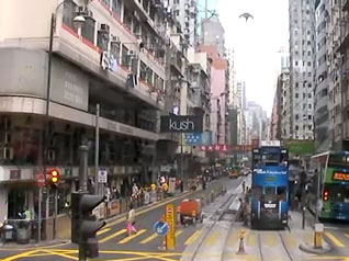 道路工事 - 香港トラム