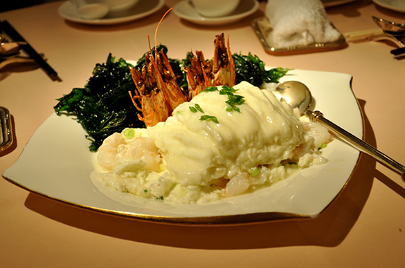 プリプリ蝦と卵白の炒め物 - 明閣 Ming Court